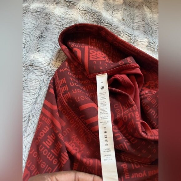 024 - Lululemon Wunder Train Contour Fit High-Rise Tight 25" Size 6 - Picture 4 of 8